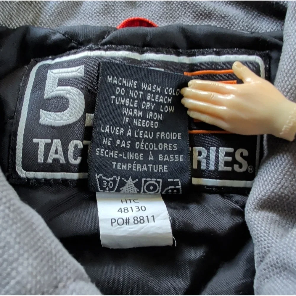 5.11 Tactical Series Torrent Molle Twill Gray Jacket Coat Packable Size XS EUC
